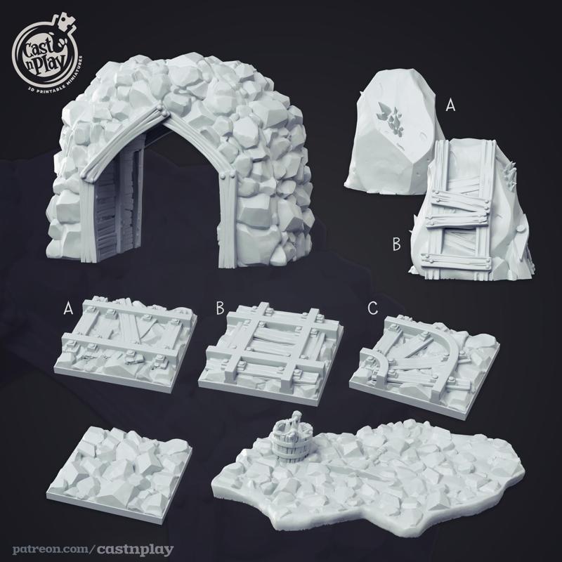 Dwarven Mine (Pre-Supported)