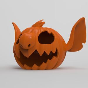Stitch pumpkin
