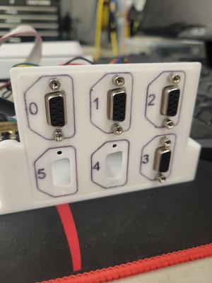 DB9 Motor Plug and PG9 Cable Strain Relief Plates