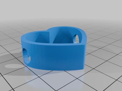 Rounded Heart Beads