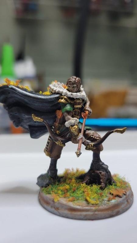 Human Male Ranger (32mm scale miniature)