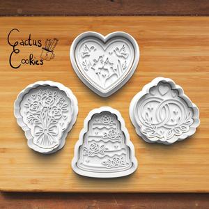 Wedding Cookie Cutter set 0862
