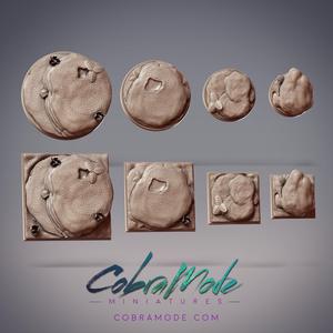 Mossy Base Pack (8pcs) - Round and Square Versions