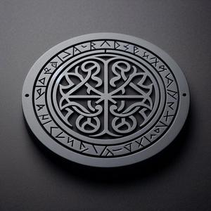 Drinks & Coffee Cup Coaster "Runestone"