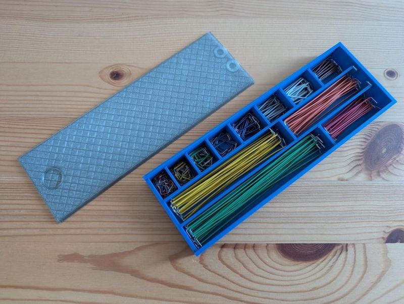 Breadboard jumper cable box