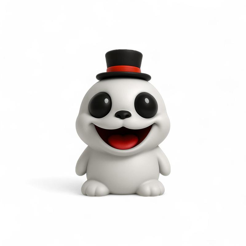 Sir Floof – Fancy Ghost Seal STL with Top Hat