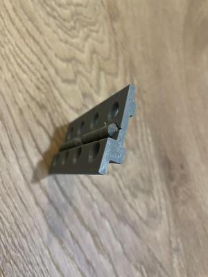 Hinge for 2020 profile with acrylic sheets