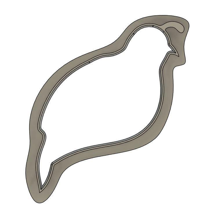 Quail-Shaped Cookie Cutter – 3D Printable STL File