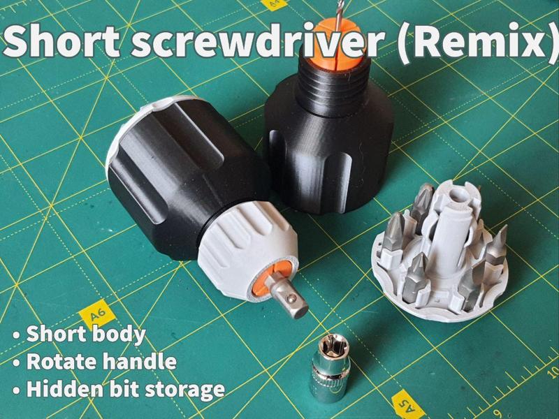 Short screwdriver