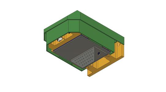 Outdoor device for measuring air quality