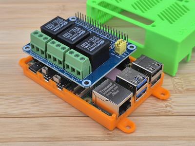 Raspberry Pi 5 - Waveshare 3x Relais HAT Housing by Nerdiy.de
