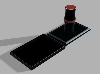 Stamp to cover up box shipping/delivery details (READ DESC.)