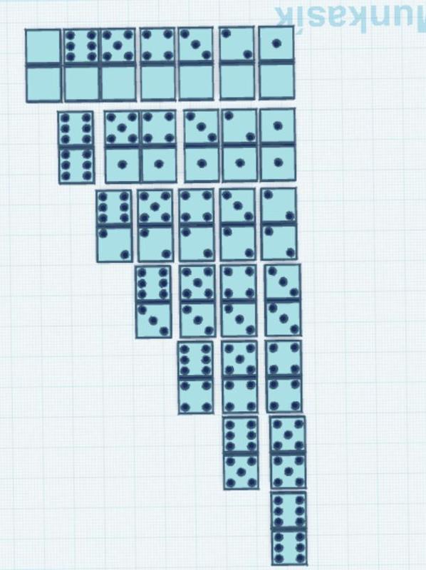 Blue Domino