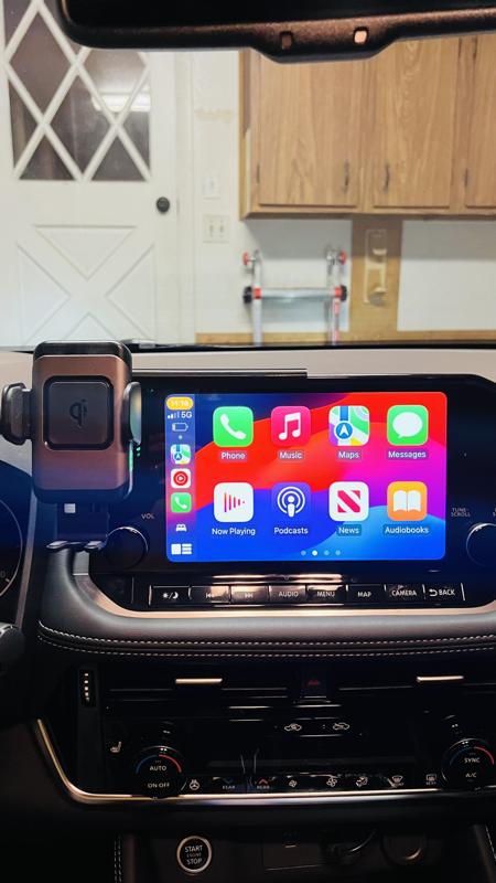 Nissan Rogue (2021-24) Over The Display Car Mount Phone Holder