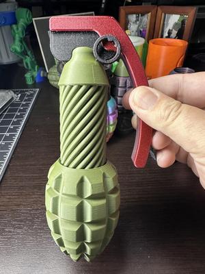 Print In Place FIDGET GRENADE
