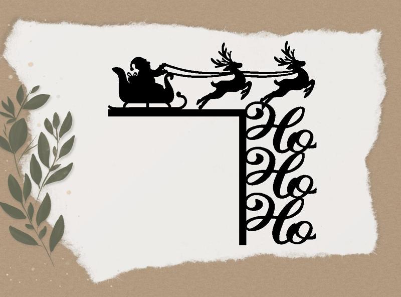 CHRISTMAS DOOR CORNER DECORATION
