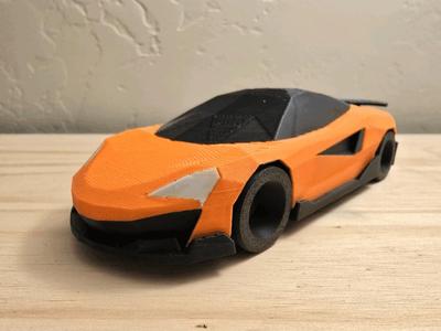 Low Poly McLaren 600LT