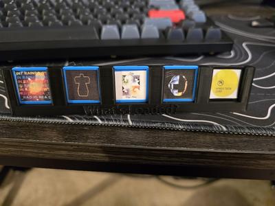 5 CD Album Art Display