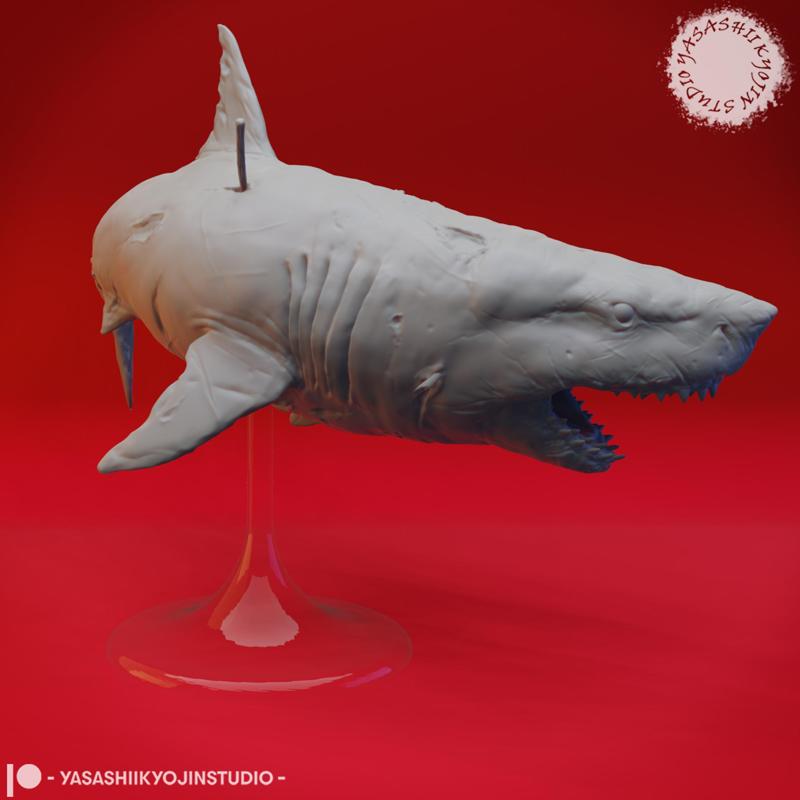 Great Wight Shark (Undead) - Tabletop Miniature