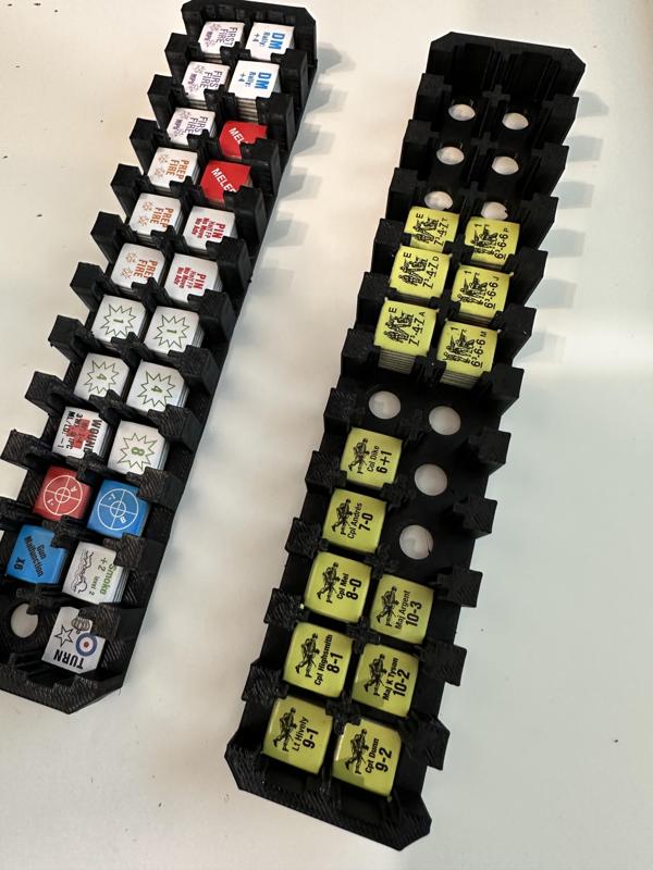 Insert for Advanced Squad Leader game counters