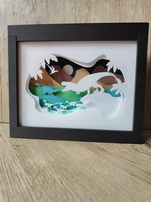 Dinosaur Shadow Box