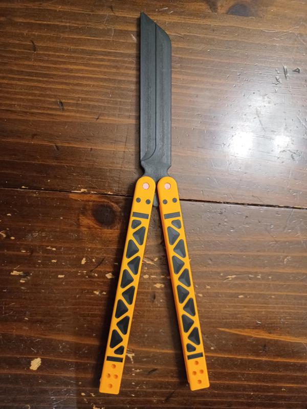 Lattice Balisong Butterfly Knife
