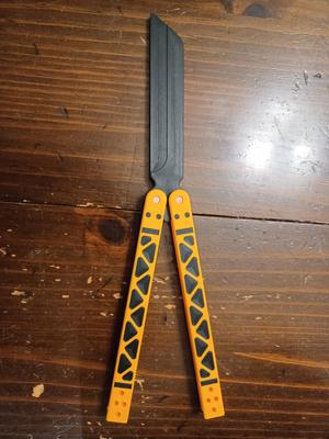Lattice Balisong Butterfly Knife