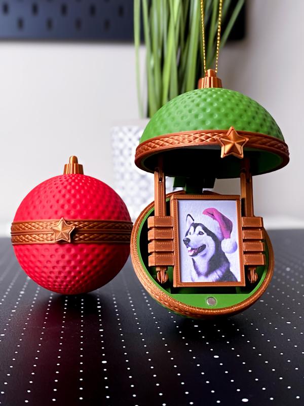 Photo Frame Christmas Ball