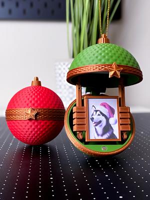 Photo Frame Christmas Ball