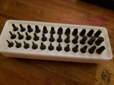 Gridfinity LTT 6mm bit holder (FIXED)