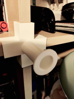 Ikea Expedit/Kallax shelf Headphones holder (updated)