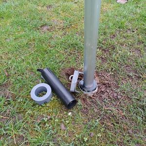 Fitting piece rotary dryer 38mm to 65mm
