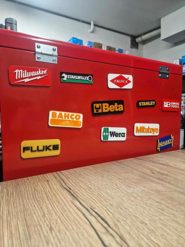 Logo magnets collection