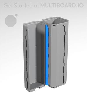 3H - Bin-To-Bin Rail Click Connector