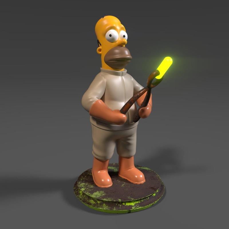 Radioactive Homer Simpson