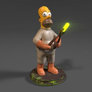 Radioactive Homer Simpson