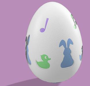 The Musical Easter Egg.stl