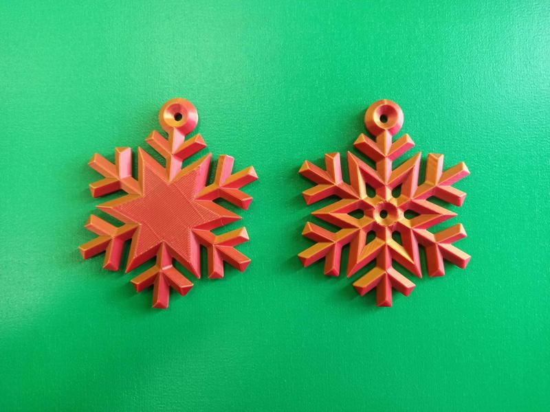 Snowflake Ornament (Fusion 360 file)