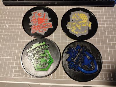 House Coasters Set Harry Potter