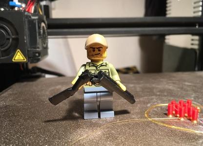 LEGO(Compatible) Double Barrel Break Action Shotgun