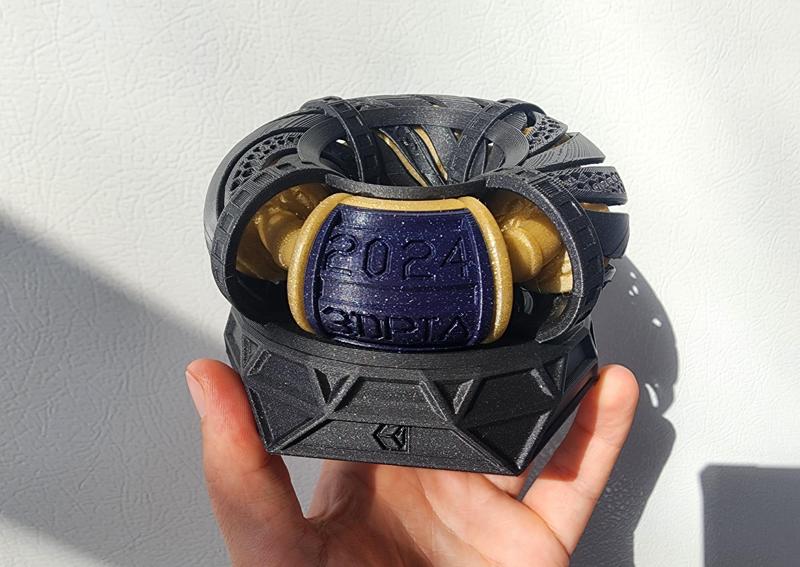 Fusion - 2024 3D Printing Industry Awards Trophy
