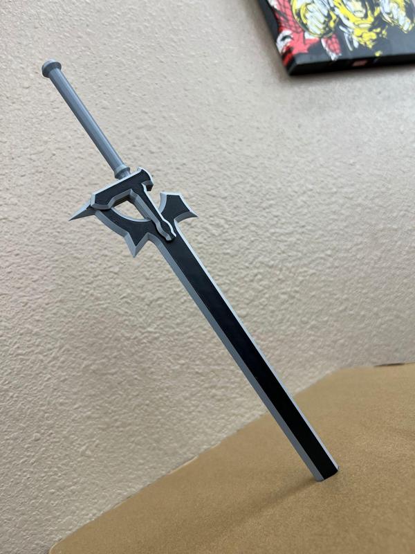 The Elucidator - Sword art Online - Print in place sword