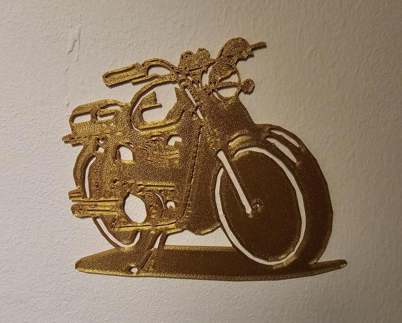 Retro bike - Wall Art - Moto retro