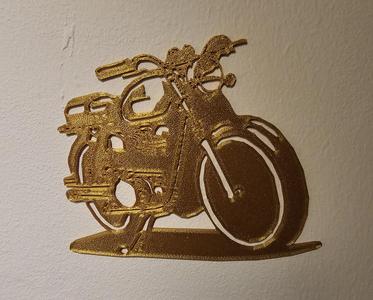 Retro bike - Wall Art - Moto retro