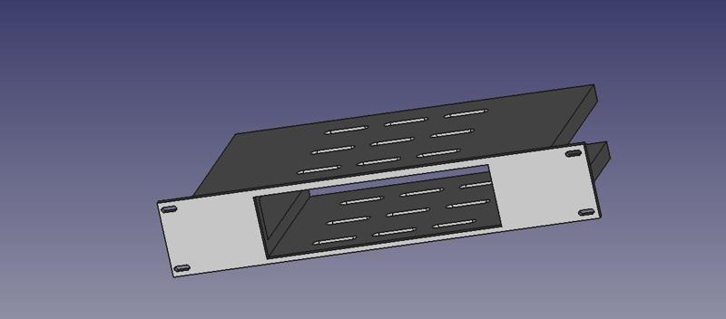 10 inch - 1U - Rack Plate for TP-Link-TL-SF1008-Switch