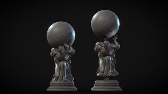 hercules holding globe