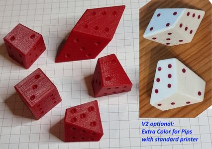 Fair Skew Dice V2 Customizeable