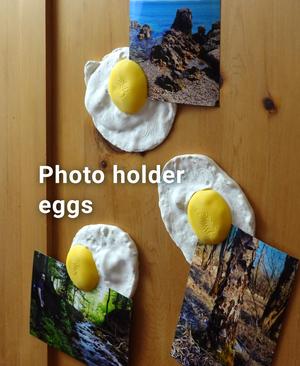 Photo holder eggs