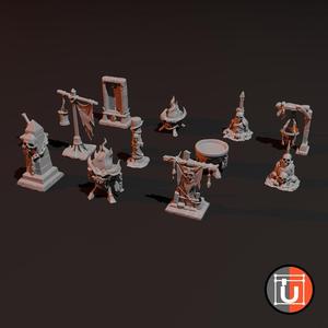 Relics of War #2 – 12 Battlefield Shrines, Censers & Grimdark Altars