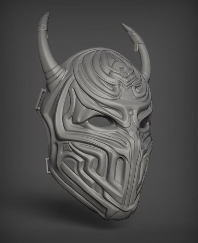 Oni Warrior Mask Cosplay Piece